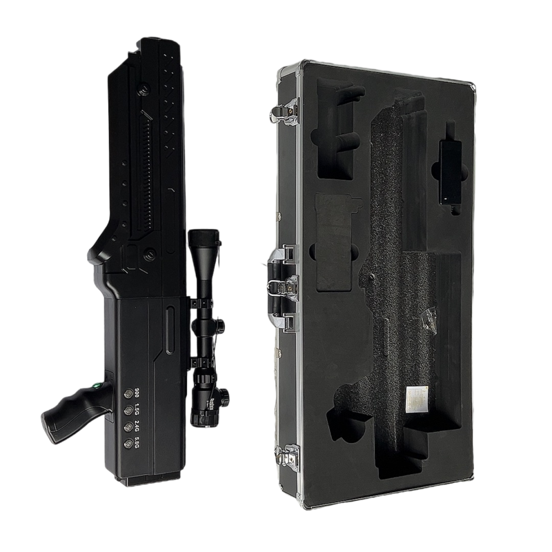  娄星手持便携式枪型低空防御反制四通道A型