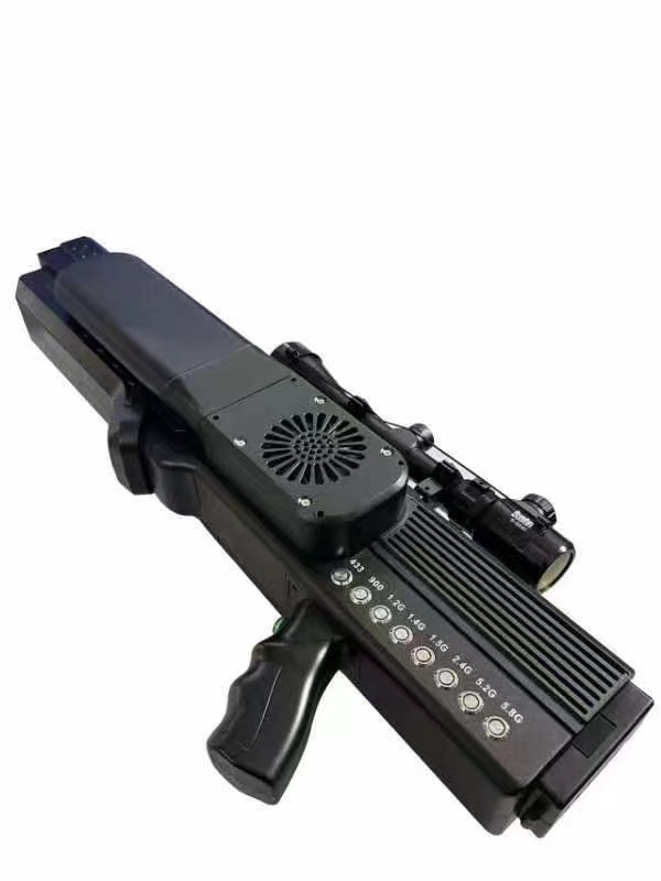  娄星手持便携式枪型低空防御反制八通道